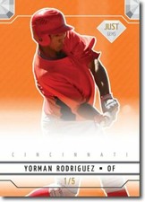 YORMAN RODRIGUEZ 2011 Just GEMS Rookie Mint ORANGE Parallel RC #/5