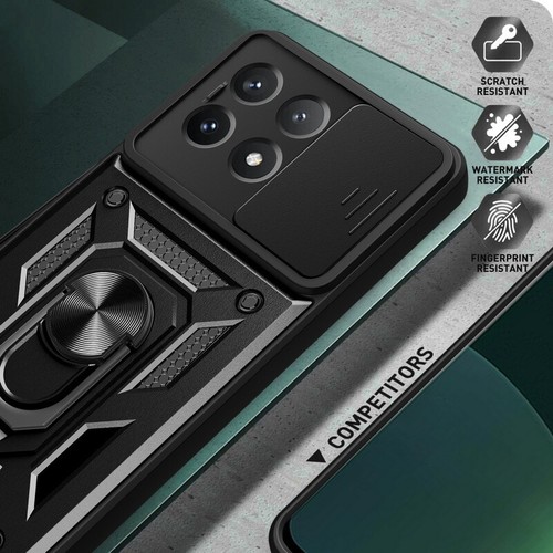 Funda protectora con soporte de anillo blindaje para Xiaomi Poco X6 12T Redmi Note 13 12 Pro 11 10 9 - Imagen 10 de 22