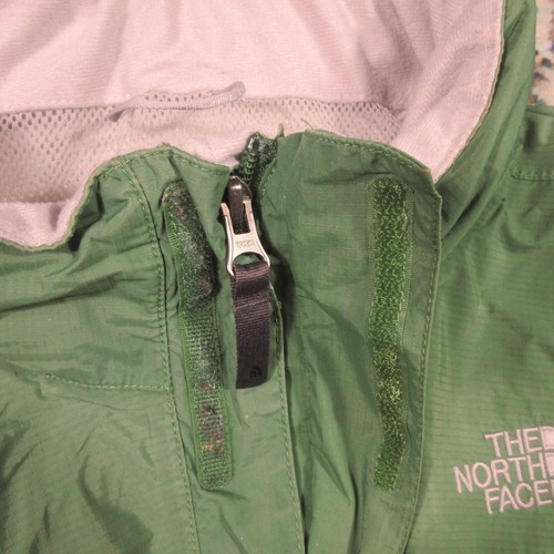 The North Face Rain Jacket Hyvent Youth XL Green Lightweight Hid Hood Ripstop - Picture 8 of 16