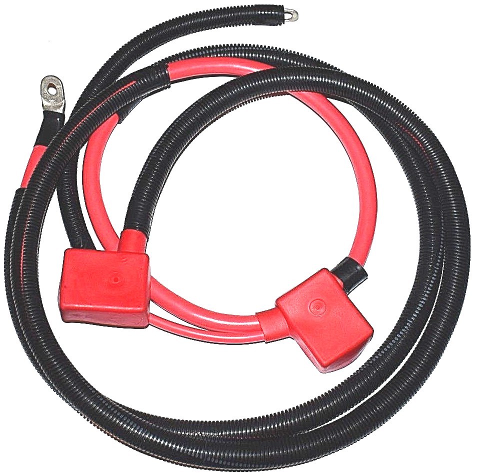 Cavo Batteria Universale Deka 04188 Black 4 AWG Con Capocorda Ausiliario 3/8" - USA
