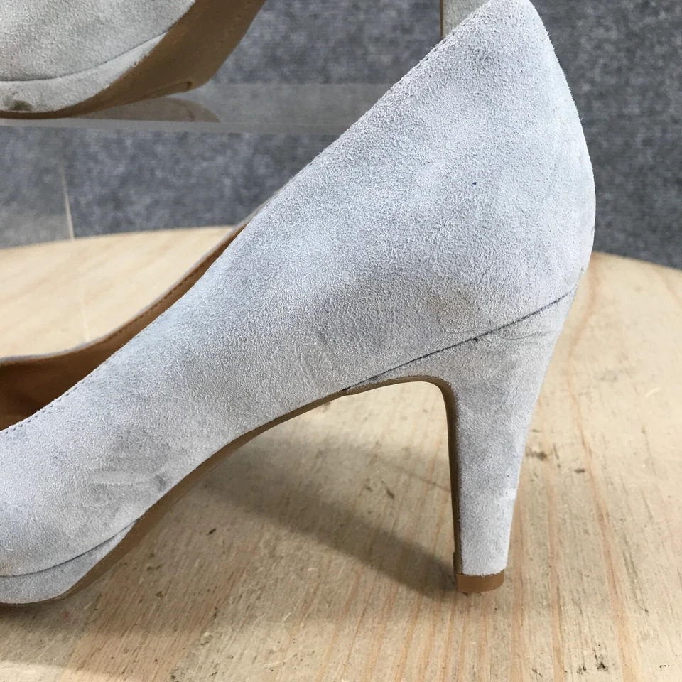 Zapatos de salón Naturalizer para mujer 6,5 N Michelle informales sin cordones gatito gamuza azul Foto 4 de 4