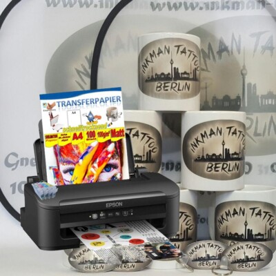 Sublimationsdrucker - DIN A4 inkl. ICC Profil - Alles drin & sofort Startbereit