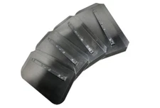 Wagman WX8140 8-Inch X 14-Inch Silver Combination Trowel Blade (4 Pack)