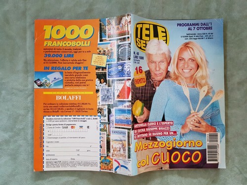13) TELESETTE ITALIAN MAGAZINE N 40/2000 CLERICI BARALE DE GRENET LE IENE CARRA - Photo 12 sur 12