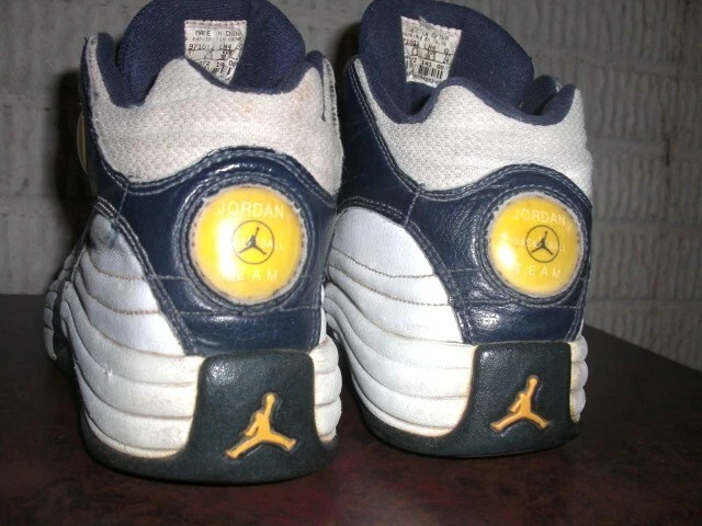 Zapatos Nike - OG 1997 Jordan Team 1 I - Azul Blanco NIÑOS 6Y #134072-141 Foto 4 de 4