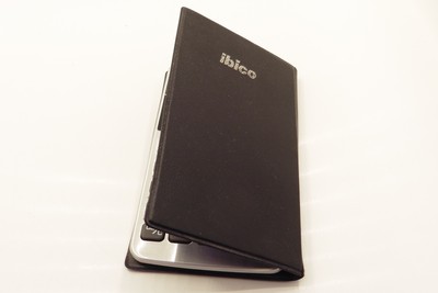 Calculette Vintage Ibico 0785 Solaire - état Fonctionnel Avec Marques D'usage