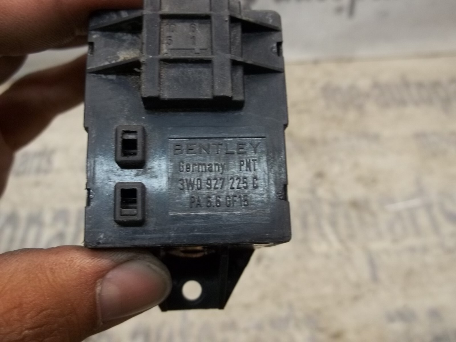 03-12 Bentley Continental OEM Park Parking Brake Release Button Control Switch