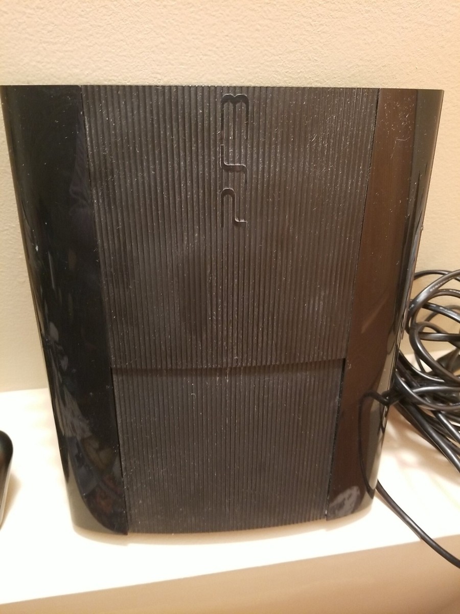 Sony PlayStation Super Slim PS3 500GB CECH-4001C Console lot games