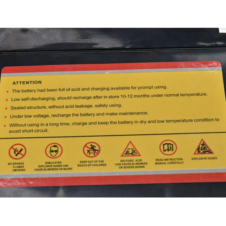 Batería 12V 2.3AH para motocicleta Yamaha TTR110E 110CC TTR50E 50CC 2008-2015 Foto 4 de 4