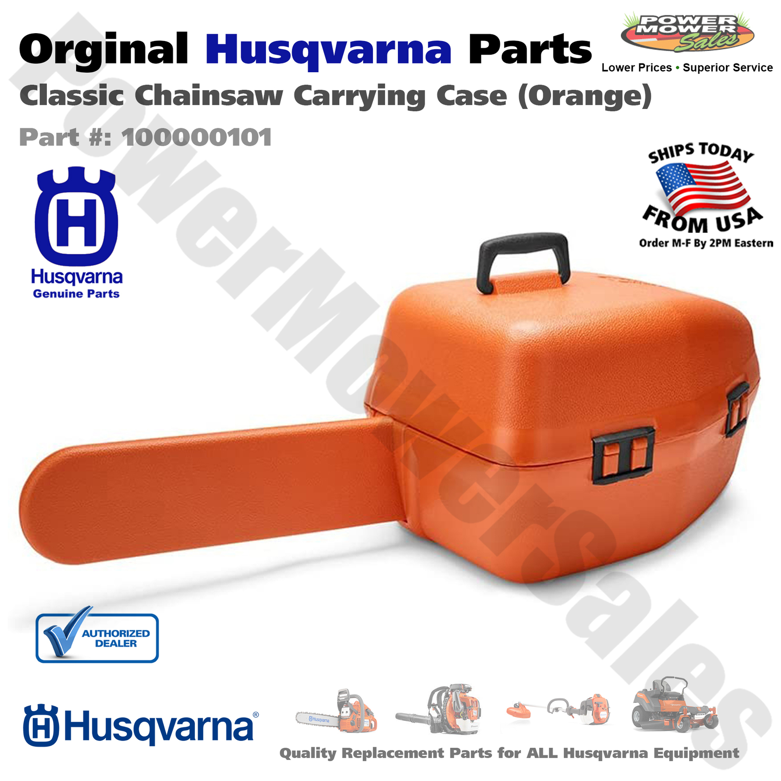 Genuine Husqvarna OEM Classic Chainsaw Carrying Case (Orange) / 100000101 705788220021 eBay