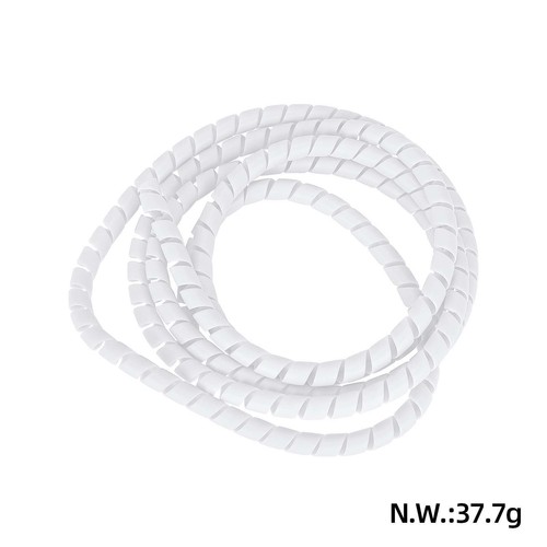 8mmx2m Spiral Cable Winding Wire Manager Electric Brake Cable O4K9 - Picture 7 of 7