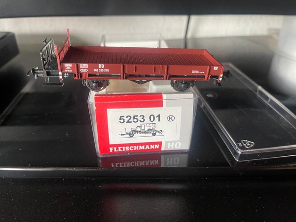 Fleischmann 525301 H0 GüTerwagen X 05 Der Db Ohne Lkw Neu + Ovp-image