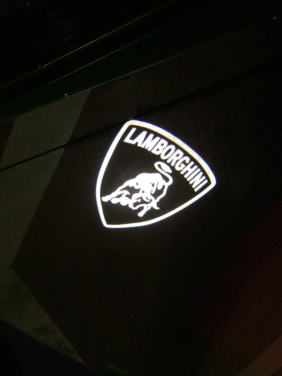 OEM Lamborghini Huracan / Gallardo Door Entry Lights -  Shield Hologram