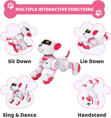 Remote Control Robot Dog Toy: Programmable Robotic Puppy for Kids Smart Interact - Picture 4 of 7
