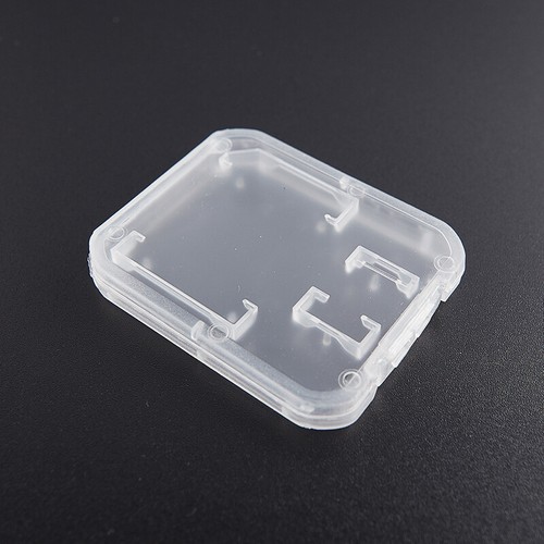 10pcsSd Card Case Transparent Standard SD SDHC Microsd Case Box Protector Hol WS - Picture 3 of 8