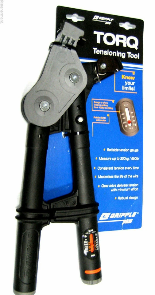 The Original GRIPPLE TORQ TENSIONING TOOL Wire Joining & Tension Tool