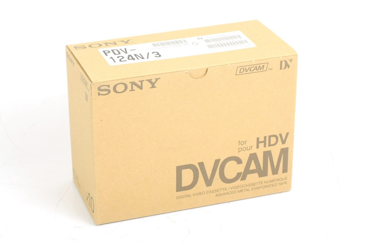SONY PDV-124N / 3 DVCAM HDV TAPE 124 MINUTES 10-PACK | eBay