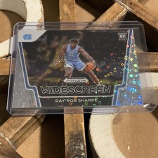 2021 Prizm Draft Picks Day’Ron Sharpe “WIDESCREEN” SILVER DISCO PRIZM SSP RC #14