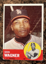 Leon Wagner 1963 Topps #335 VG