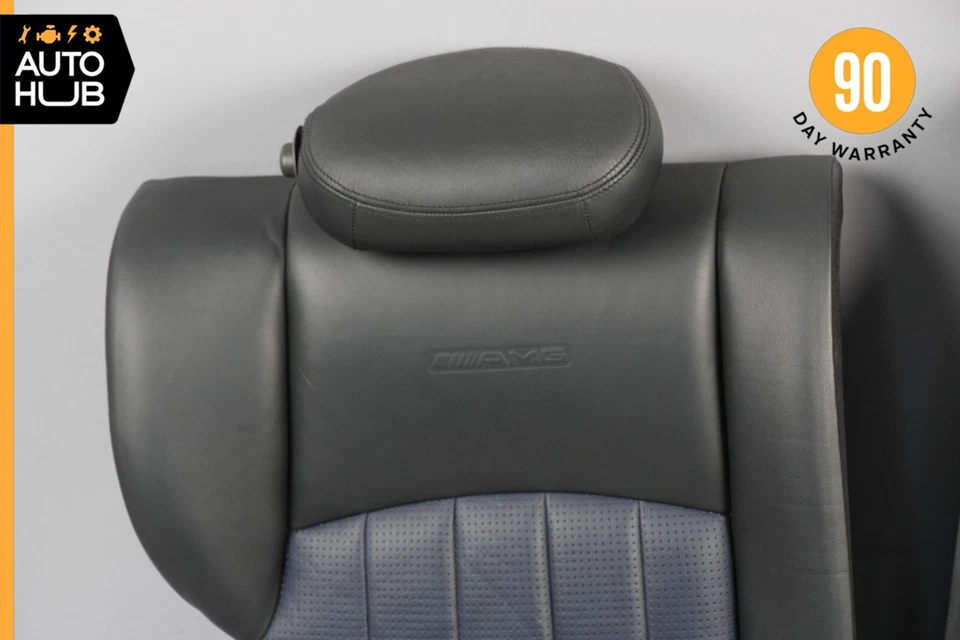 02-04 Mercedes W203 C32 AMG Almofada de Assento Traseiro Conjunto Superior Superior Azul Fabricante de Equipamento Original - Imagem 2 de 4