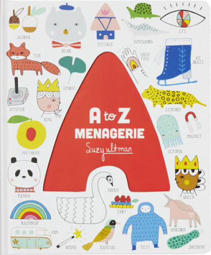 Thumbnail - A To Z Menagerie: (abc Baby Book, Sensory Alphabet Board Book For