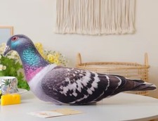 Pigeon Bird Printed Pillow 18" Stuffed Animal Plush Toys Toddler Doll Kids Gifts