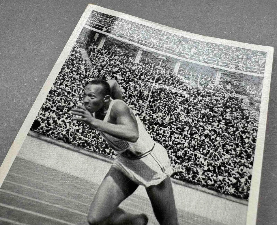 1936 Olympia Jesse Owens USA Sammelwerk Nr.14 Bild Nr.33 200m endlauf Sammelbild - Image 2 of 4