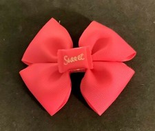 Hot Pink Double Loop Hair Bow