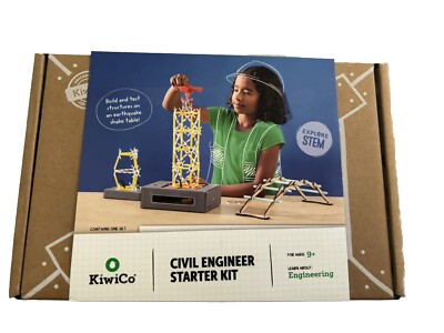 Kiwi Co Civil Engineer Starter Kit DIY STEM Craft Engineering Kit