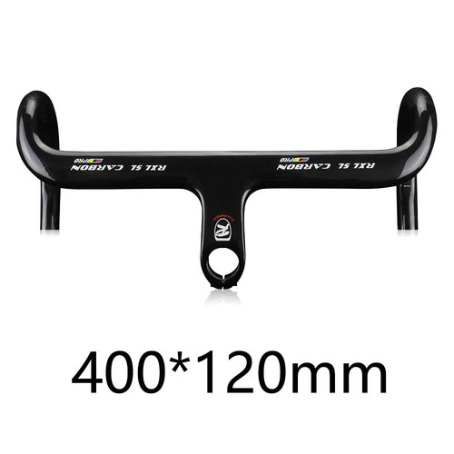 Full Carbon Fiber Road Gravel Bicycle Integrated Handlebar 28.6/31.8mm Drop Bar - Picture 28 of 48