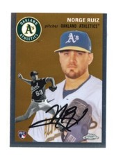 2023 Topps Chrome Platinum Anniversary Norge Ruiz Rookie Oakland Athletics