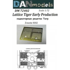 Dan Models 72402 Scale 1:72 Grilles the Sub-Lattice Tiger Early Production