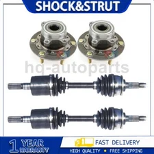 CV Axle Shaft + Wheel Hub Bearing For Isuzu Axiom 2004 2003 2002