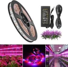 SJP LightLED Plant Grow Strip Light Kit(Power Adapter Included),Full Spectrum SM