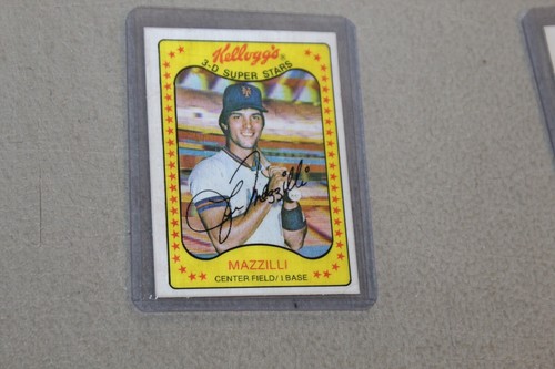 1981 Kellogg's 3-D Super Stars Baseballkarte komplett Beenden Sie Ihre Liste Set ABHOLUNG - Bild 89 von 126