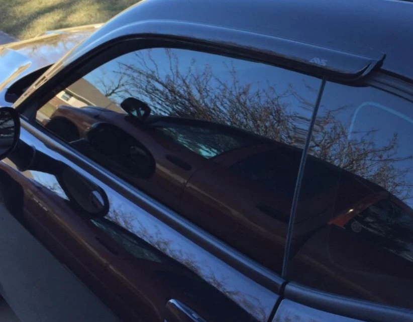 AVS Rain 3M Tape-On Guards Vent Visors Shade for 2008-2023 Dodge Challenger Foto 2 de 4