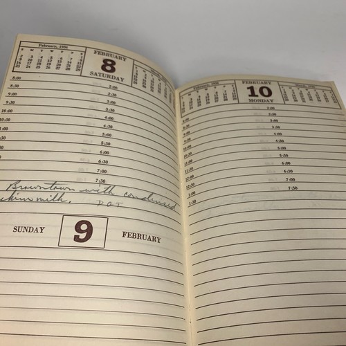 Desk Private 1936 Date Calendar Note Book - Picture 8 of 12