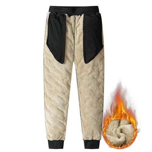 Winter Sweatwear Men Thick Fleece Sweatpant Thermal Trousers Casual Warm Pants - Picture 6 of 15