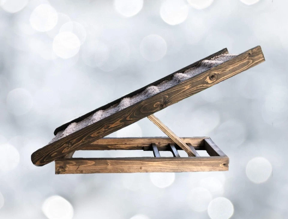 40 x 12 домашних животных пандус, маленький, кошка щенок кролик кролик, отдельно стоящий регулируемый, шаг домашнего животного - Изображение 2 из 4