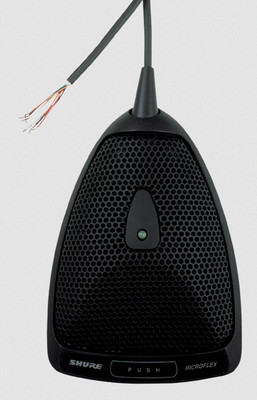 Shure MX392/C Microflex  Boundary Cardioid Condenser Mic w/LED Unterminated #860