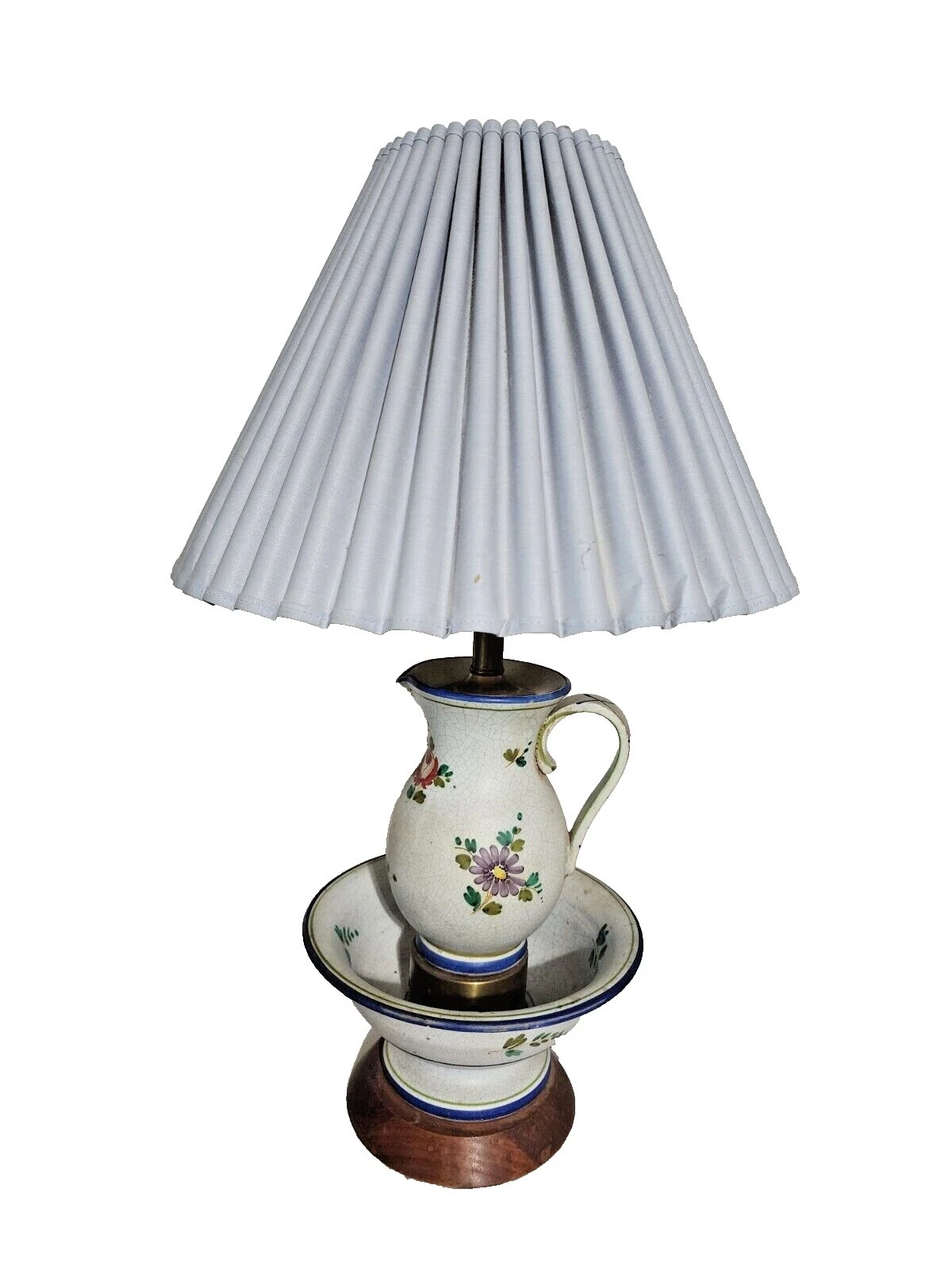 Французские деревенские цветочные лампы