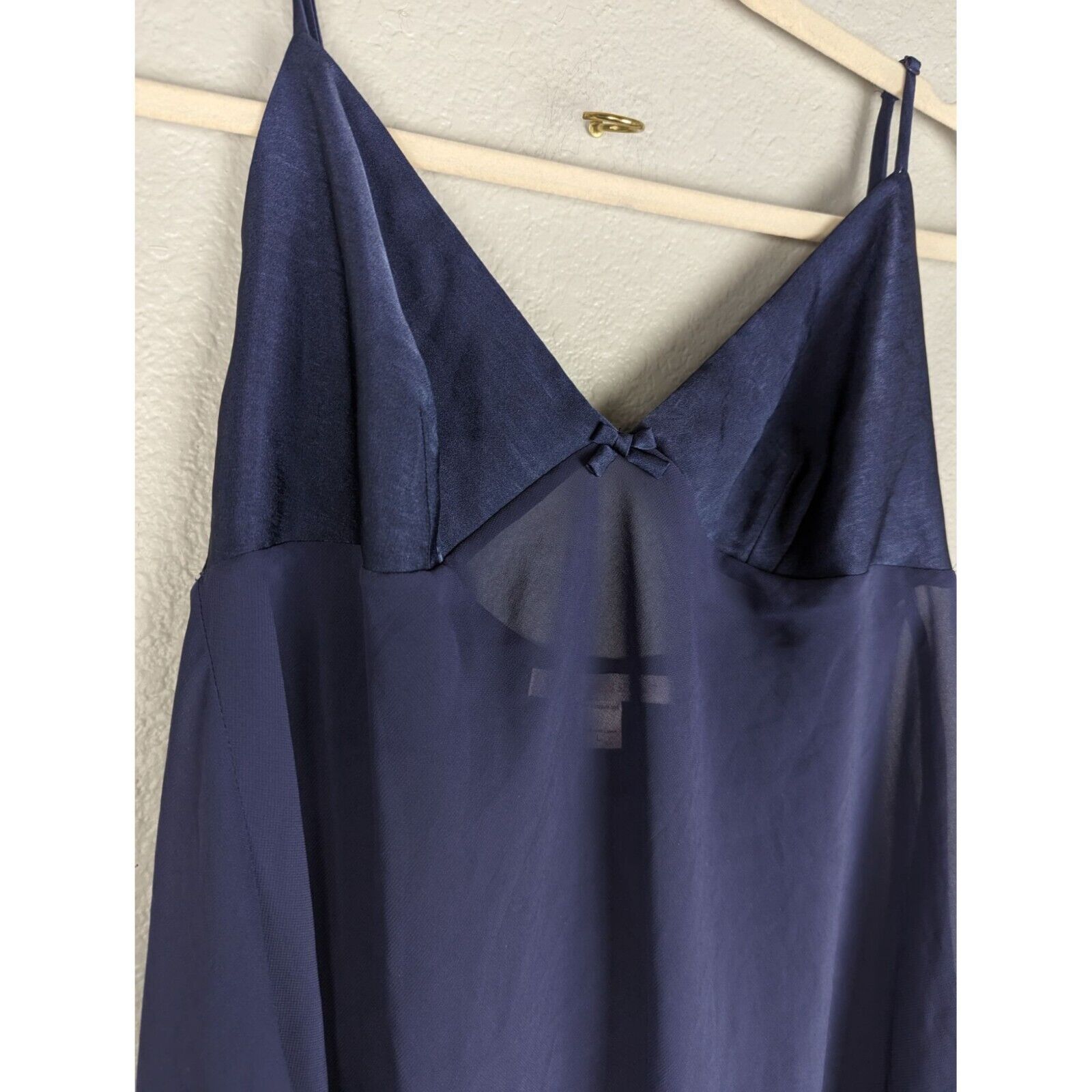 Victoria's Secret Lingerie Navy Blue Slip Dress B… - image 3