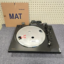 Denon DP-300F Fully Automatic Turntable with Built-In Phono, Black (Used) c#2101