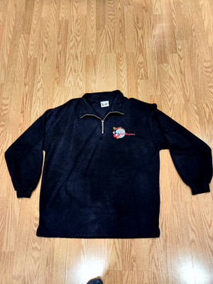 Rare Y2K Walt Disney World Epcot 2000 Sorcerer's Apprentice Fleece Pullover Sz L
