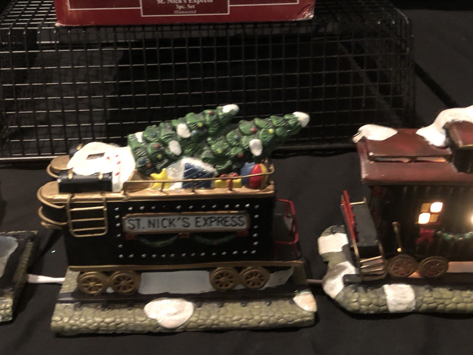 St. Nicholas Square St. Nick's Express Three Piece Train Set.