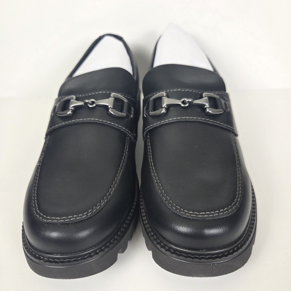 Eastland Lexi Loafers Black Brass Bit Hardware Preppy School Girl Women ...