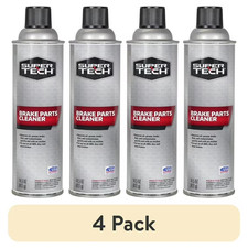 4 Pack Super Tech Brake Parts Cleaner Spray Non-chlorinated 14.5 Oz Free Ship
