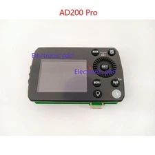 New For Godo AD200 Pro Back Control ASSY Mainboard With LCD Screen Button Flash