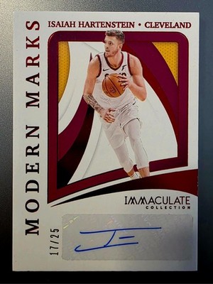 Isaiah Hartenstein 2020-21 Panini Immaculate NBA Modern Marks Auto #MM-IHA /25