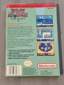 Zoda's Revenge Star Tropics 2 II NES Nintendo Entertainment System New Sealed